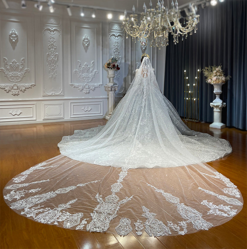 Luxury Latest Designs Beaded Bridal Gown Wedding Dress