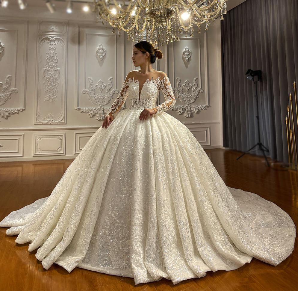 chinese dress ladies High Quality Bridal Gowns Long Tail Dream Wedding Dress – sultanti